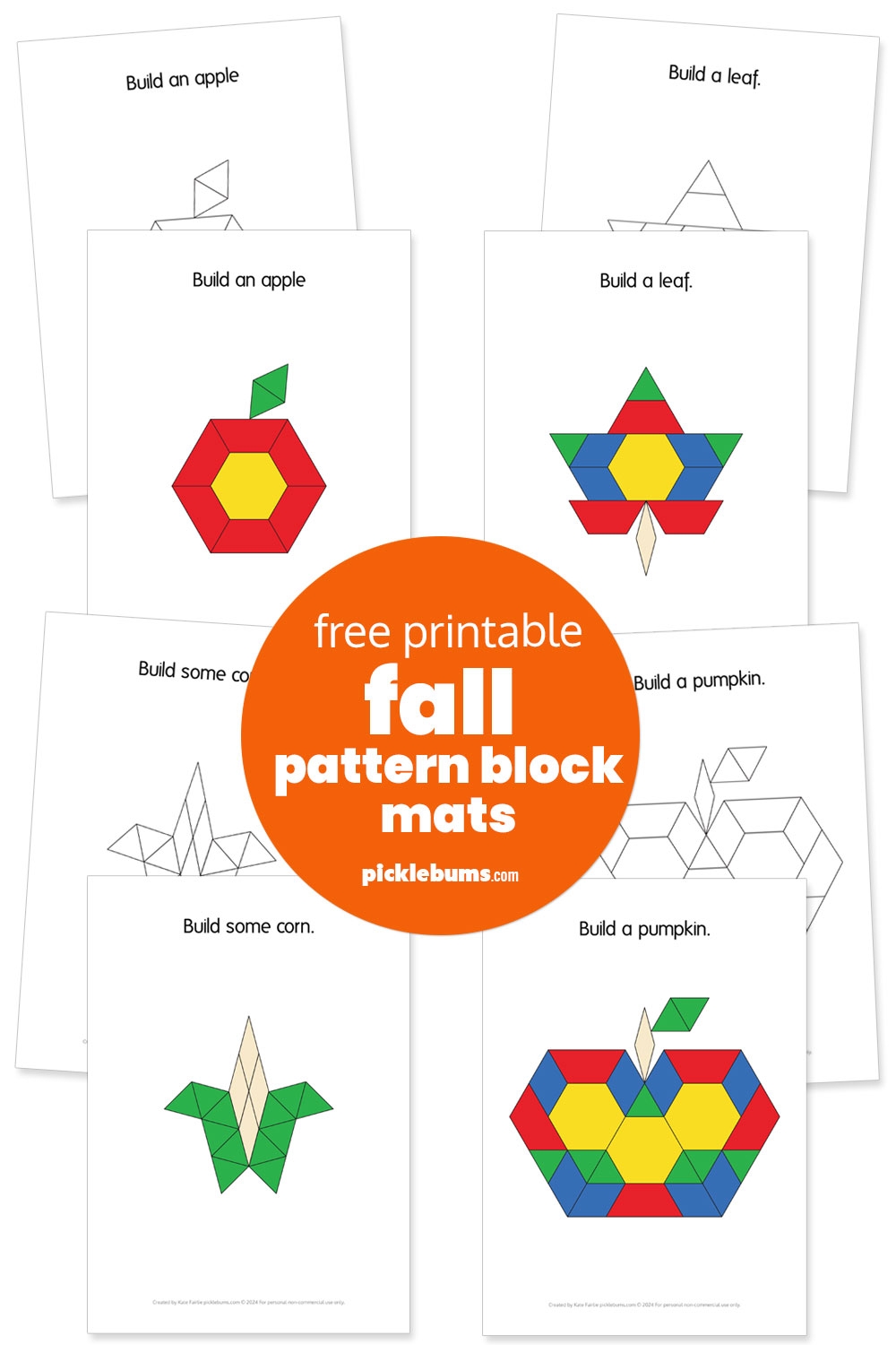 printable pattern block designs