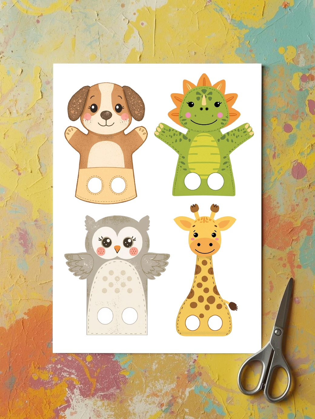 Free Printable Finger Puppet Fun For Kids The Holiday Mama