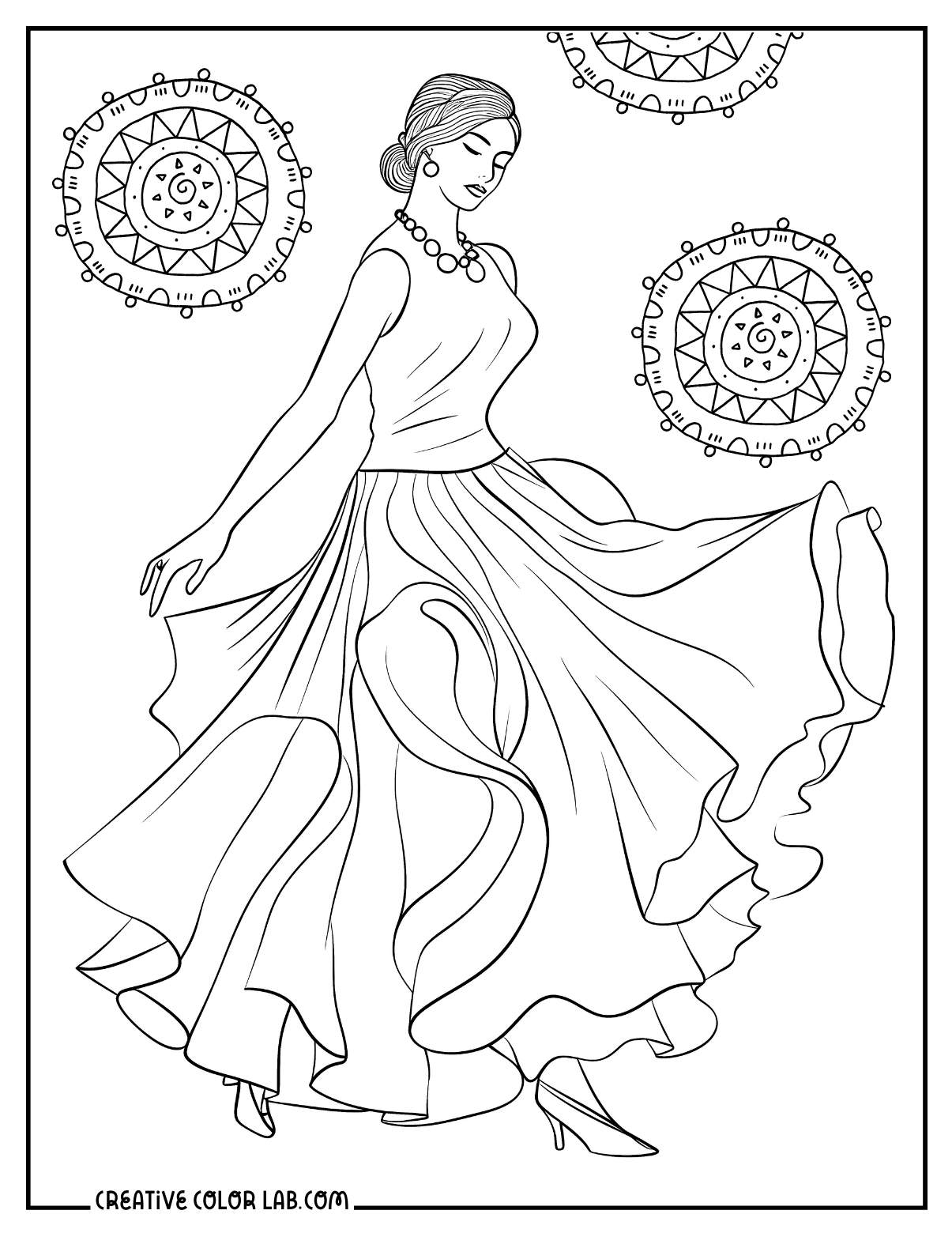 hispanic heritage month color sheets