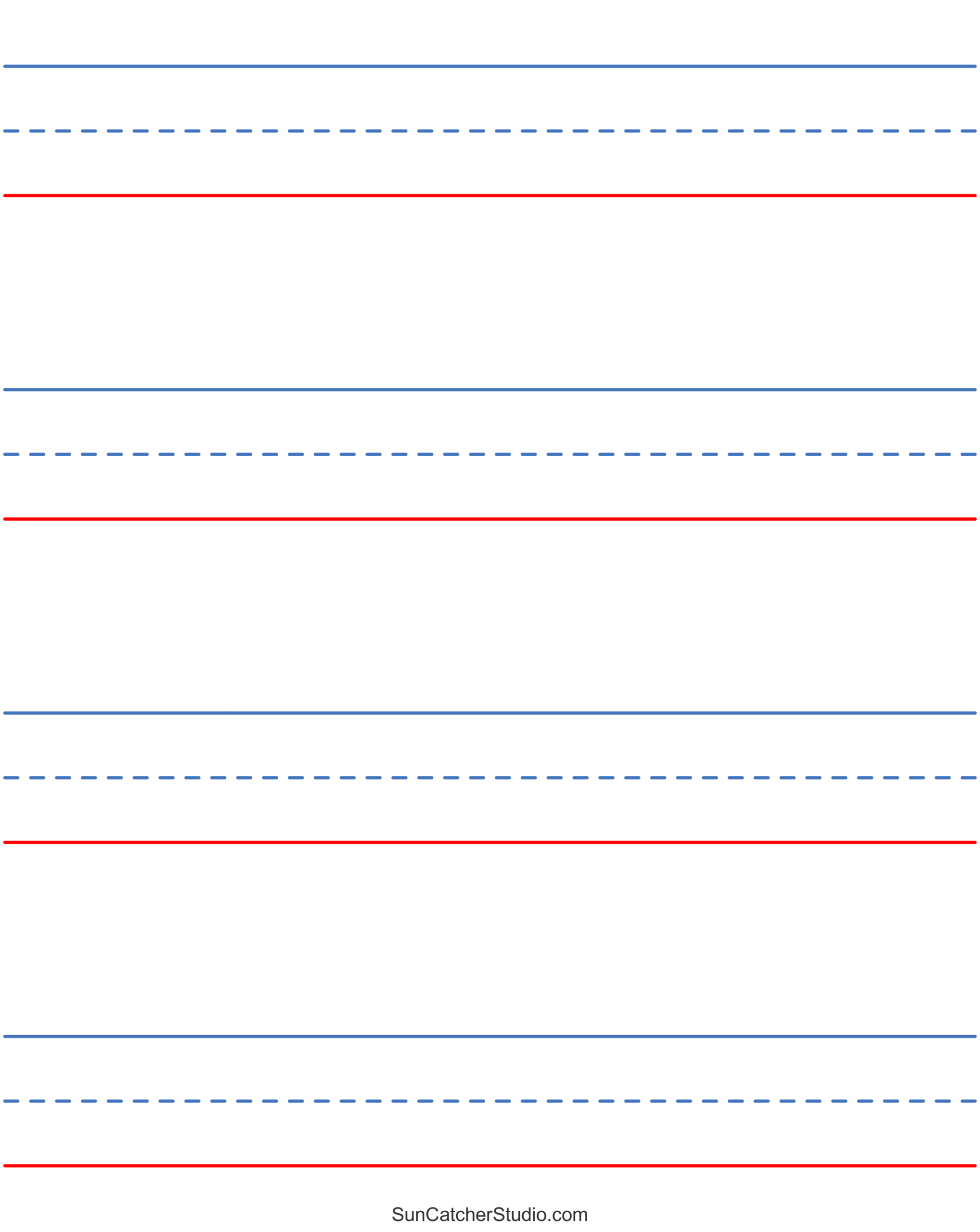 Free Printable Lined Paper Handwriting Notebook Templates Free Printables Lettering SVG Files Tools Apps