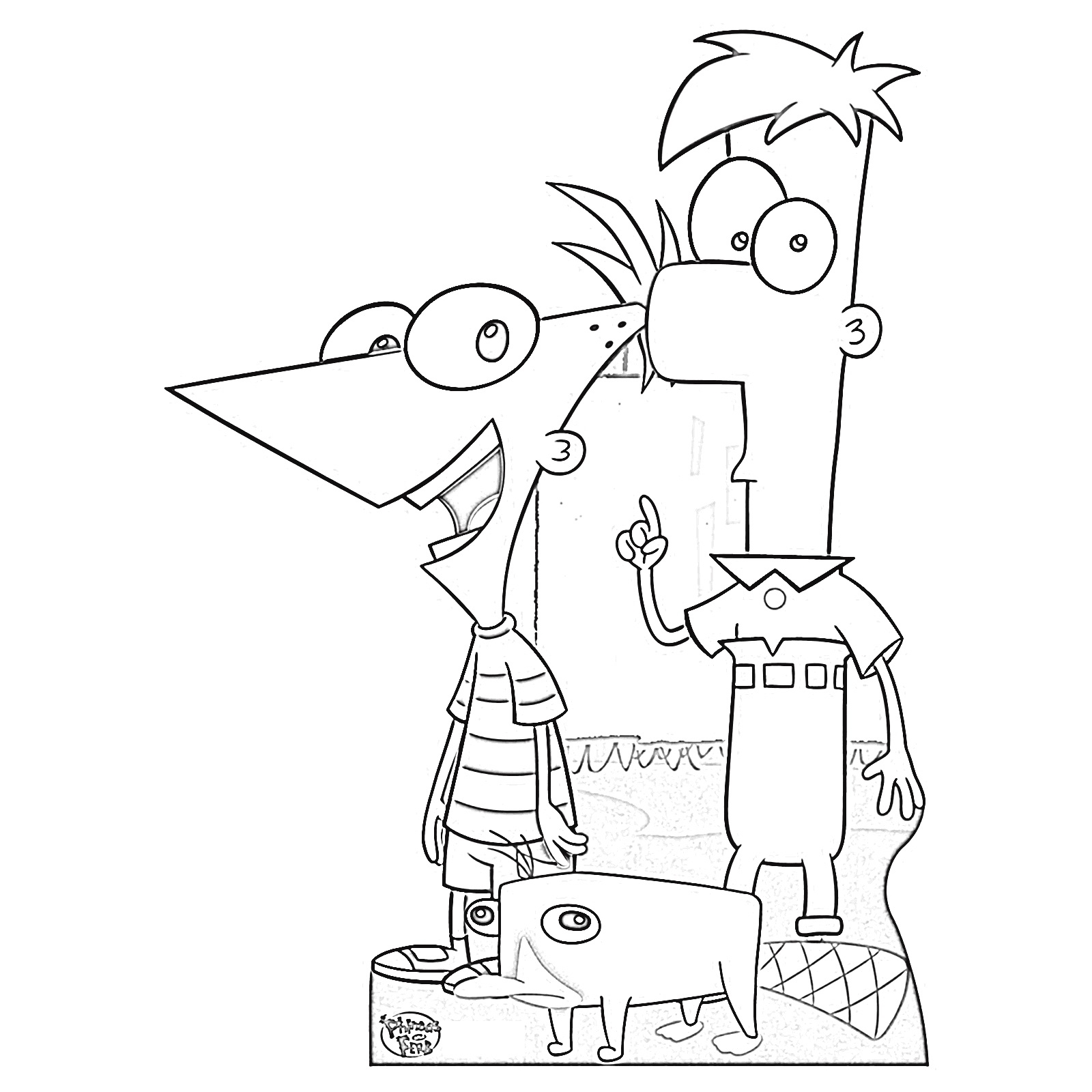 Free Printable Perry The Platypus Coloring Pages For Kids
