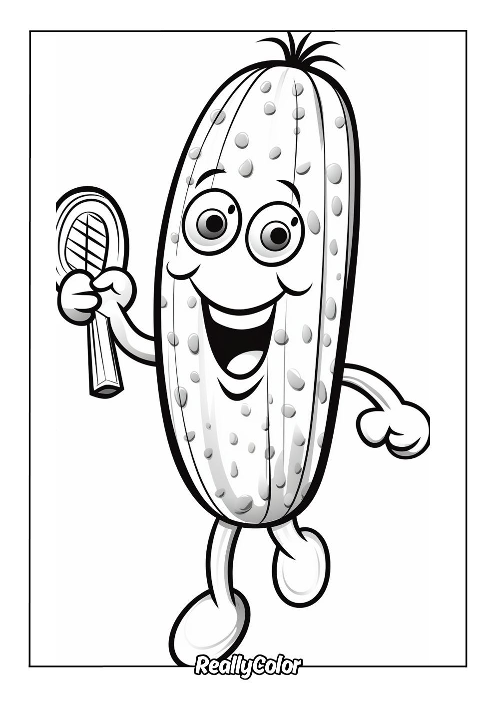 Free Printable Pickle Coloring Pages