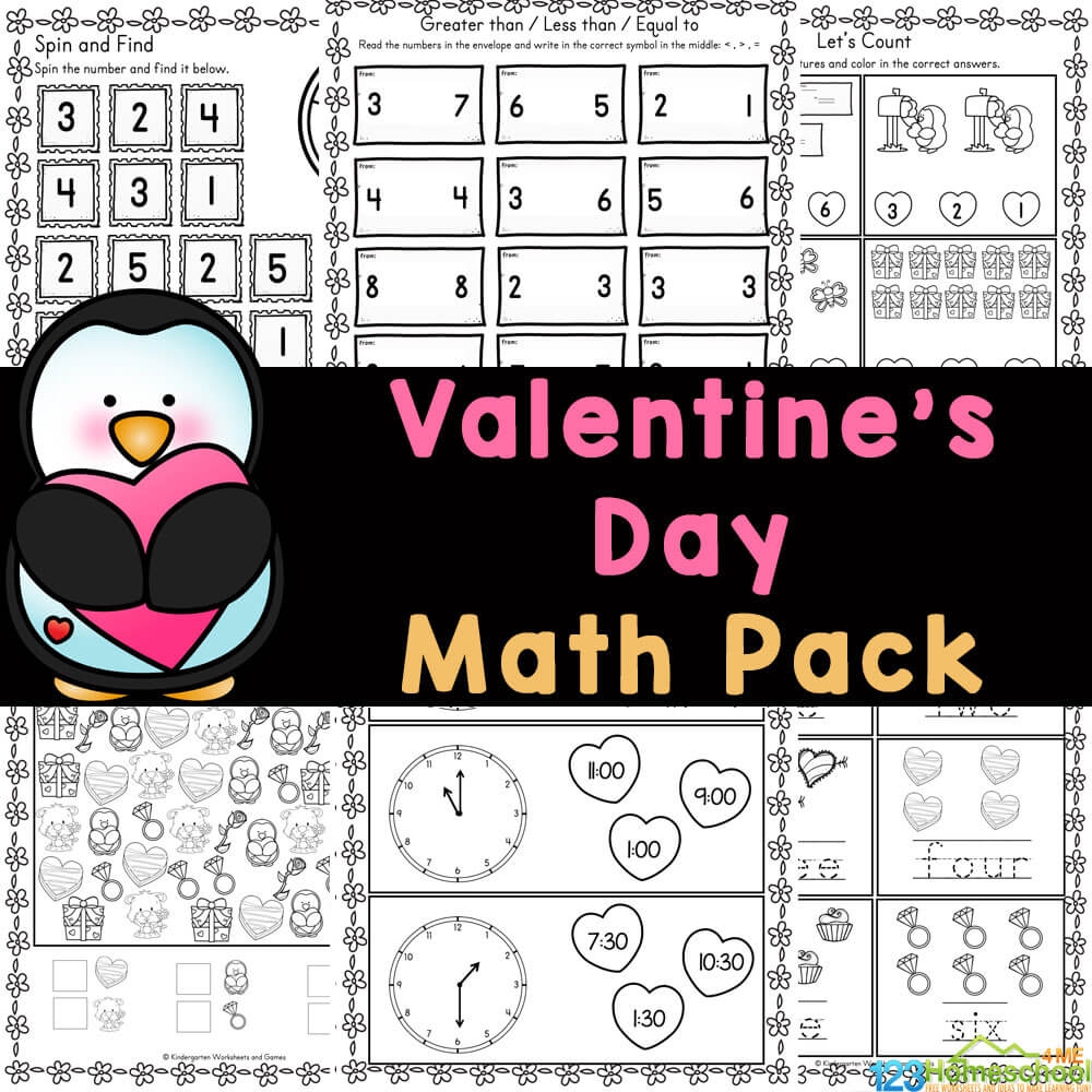 free valentines day worksheets