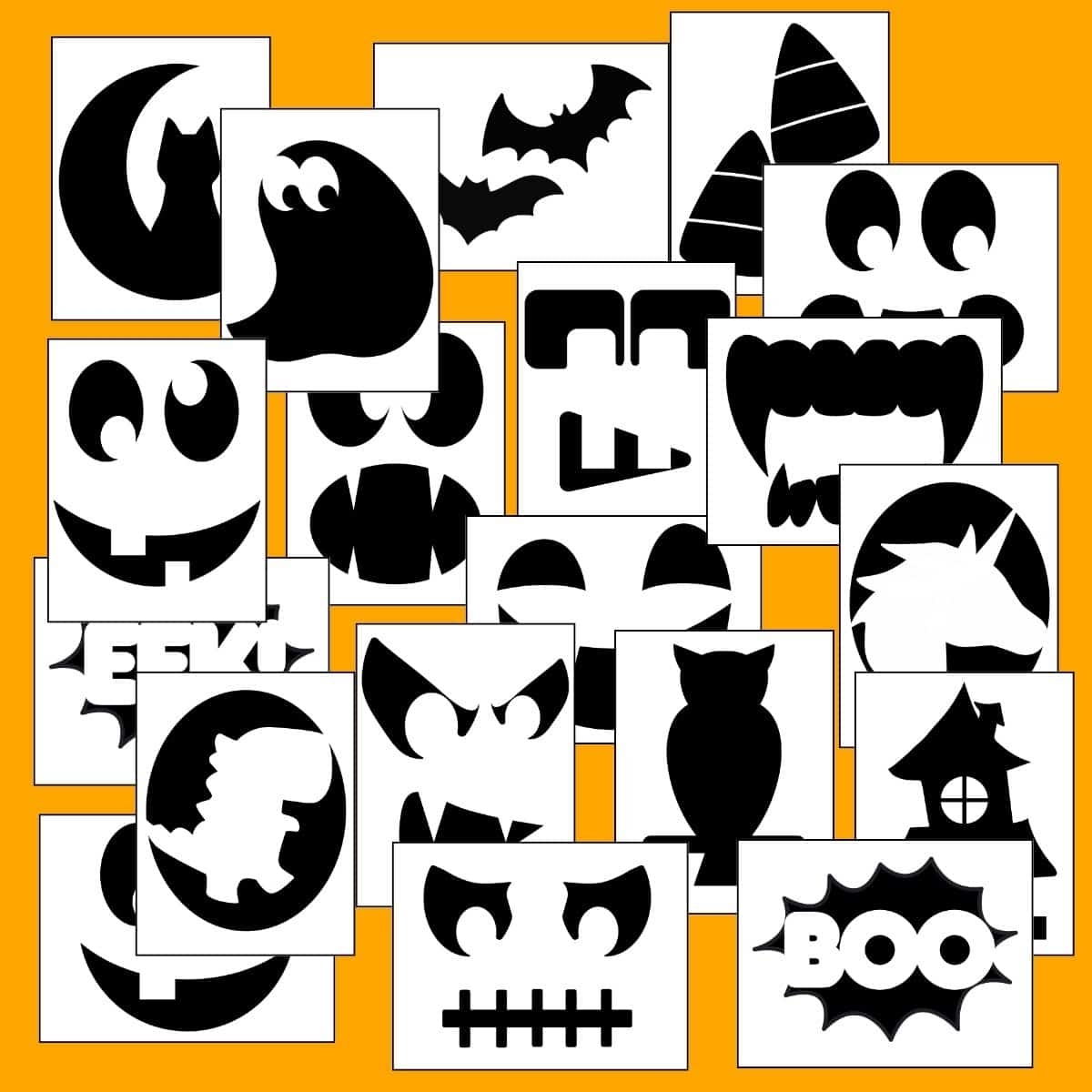 easy printable pumpkin carving patterns