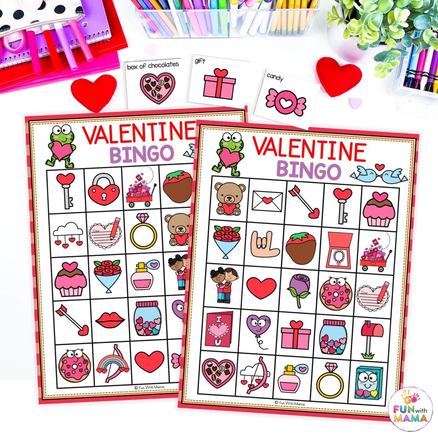valentine bingo printable