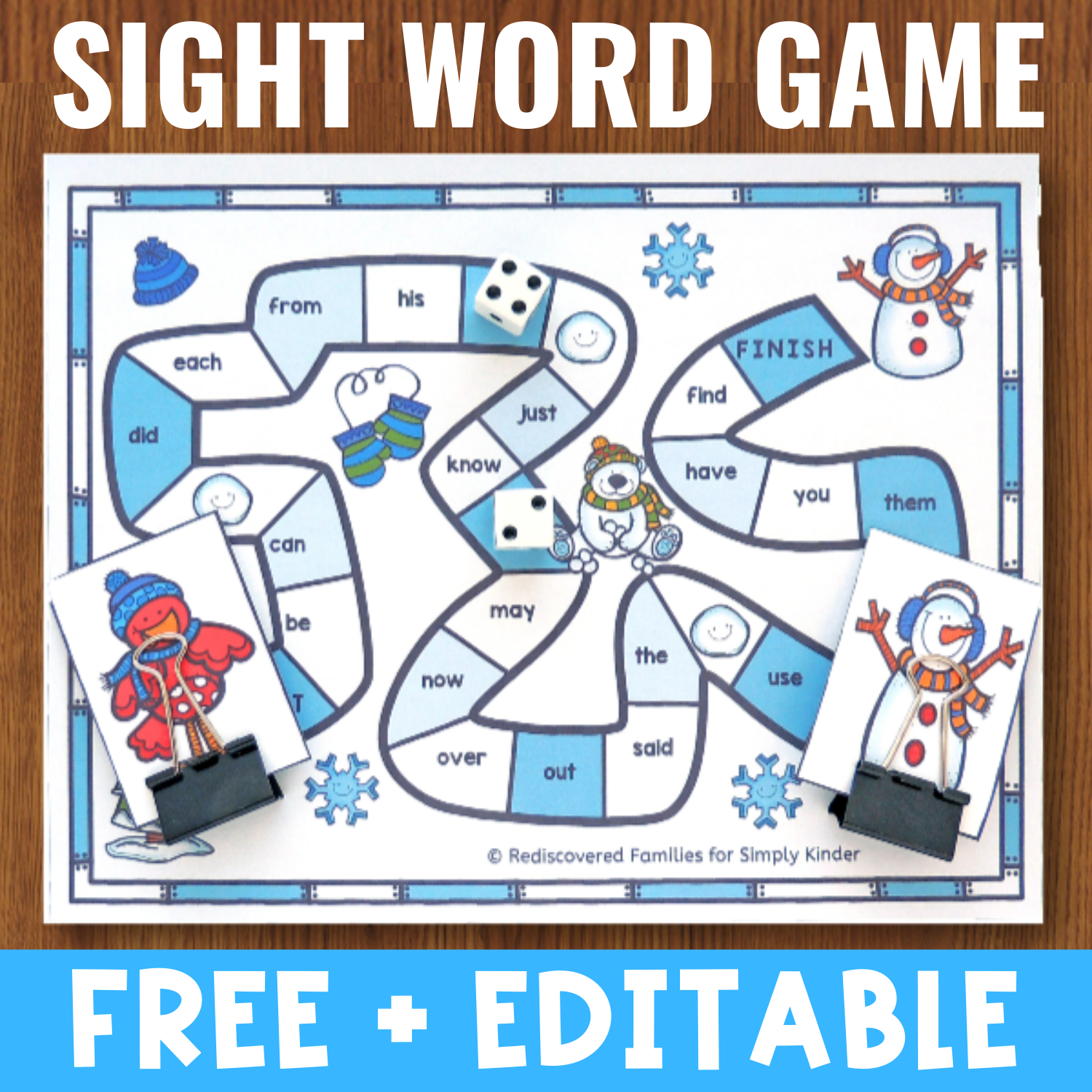 sight word activities for kindergarten