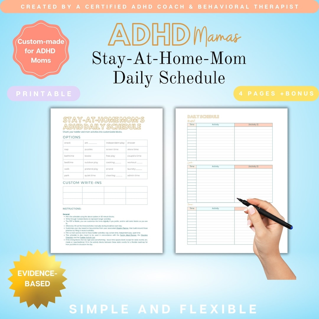 stay at home mom planner