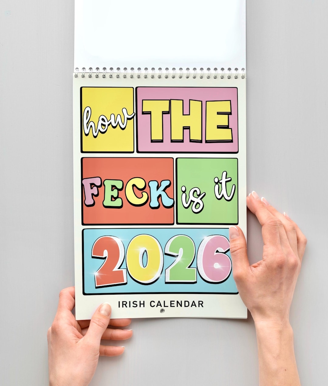 Funny 2026 Irish Calendar Hand drawn Animals Irish Sayings Etsy UK