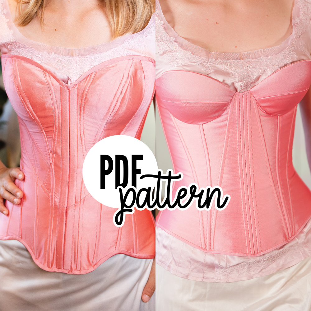 Glinda s Corset Costume PATTERN PDF Printable Bella Mae s Designs