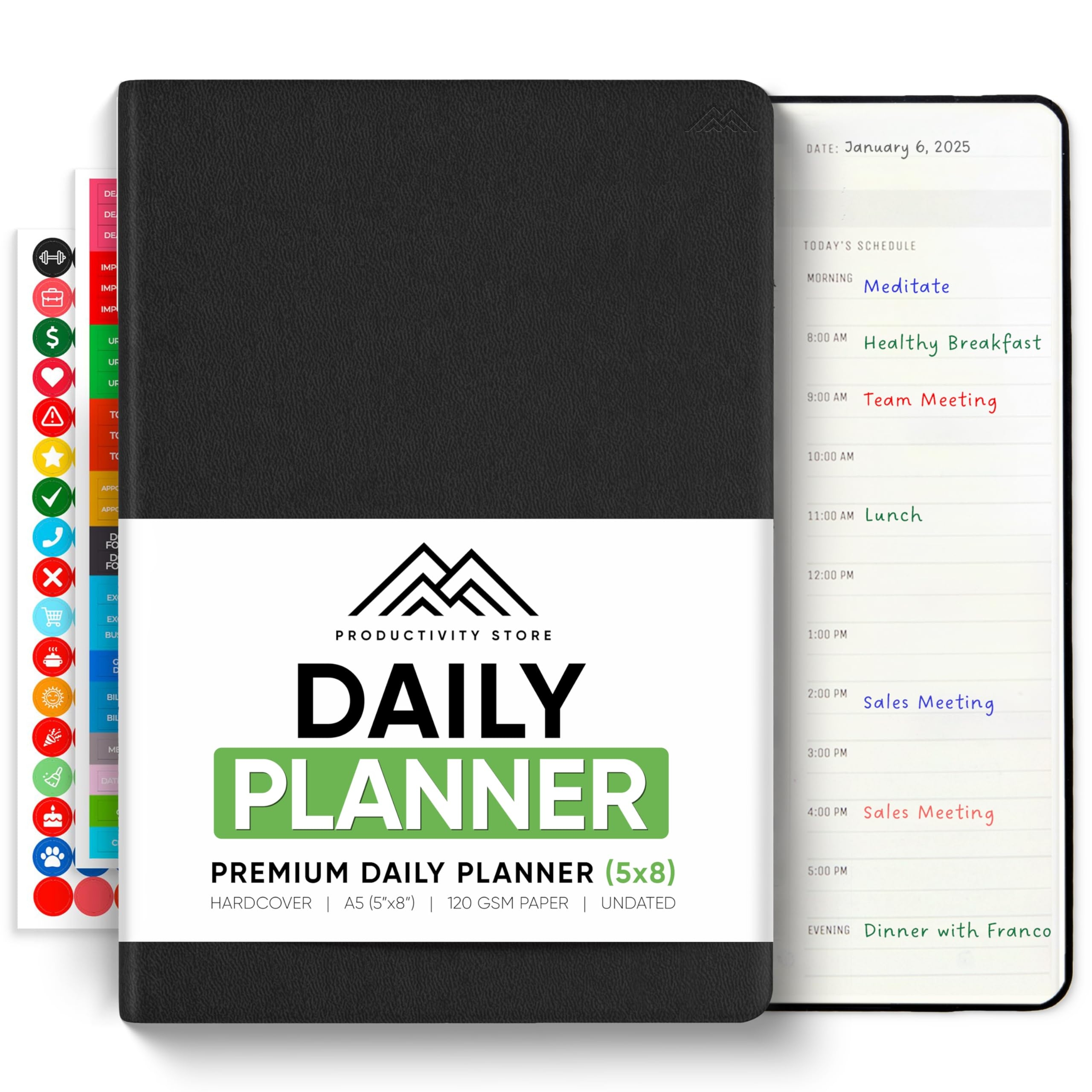Goal Planner 2025 Daily Planner 2025 5 X 8 The Ultimate Daily Workflow Planner With Appointment Book 2025 Hourly