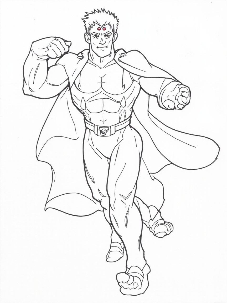 Gojo Coloring Page Illustration SplitShire