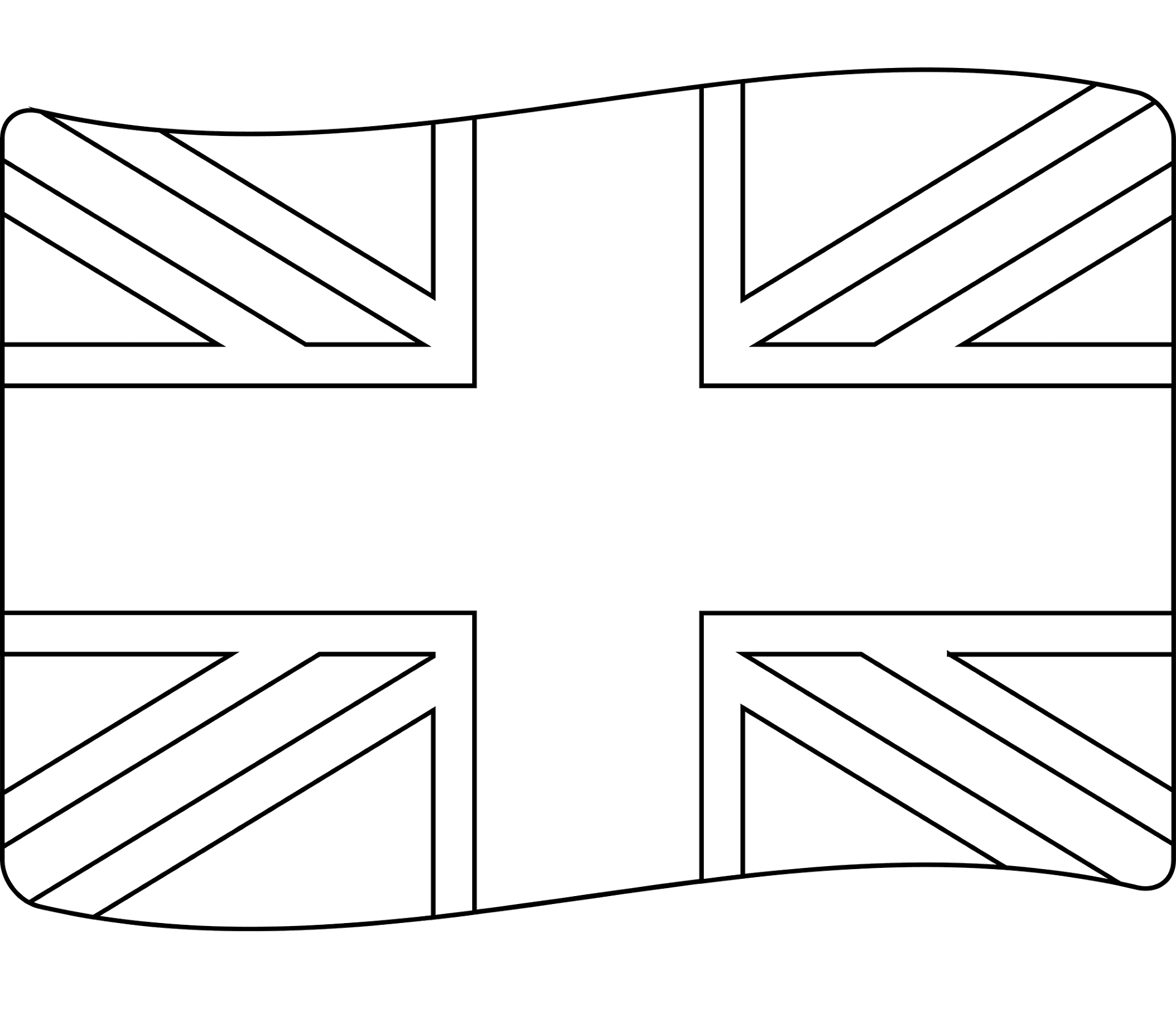 Great Britain Flag Emoji Coloring Page Free Printable
