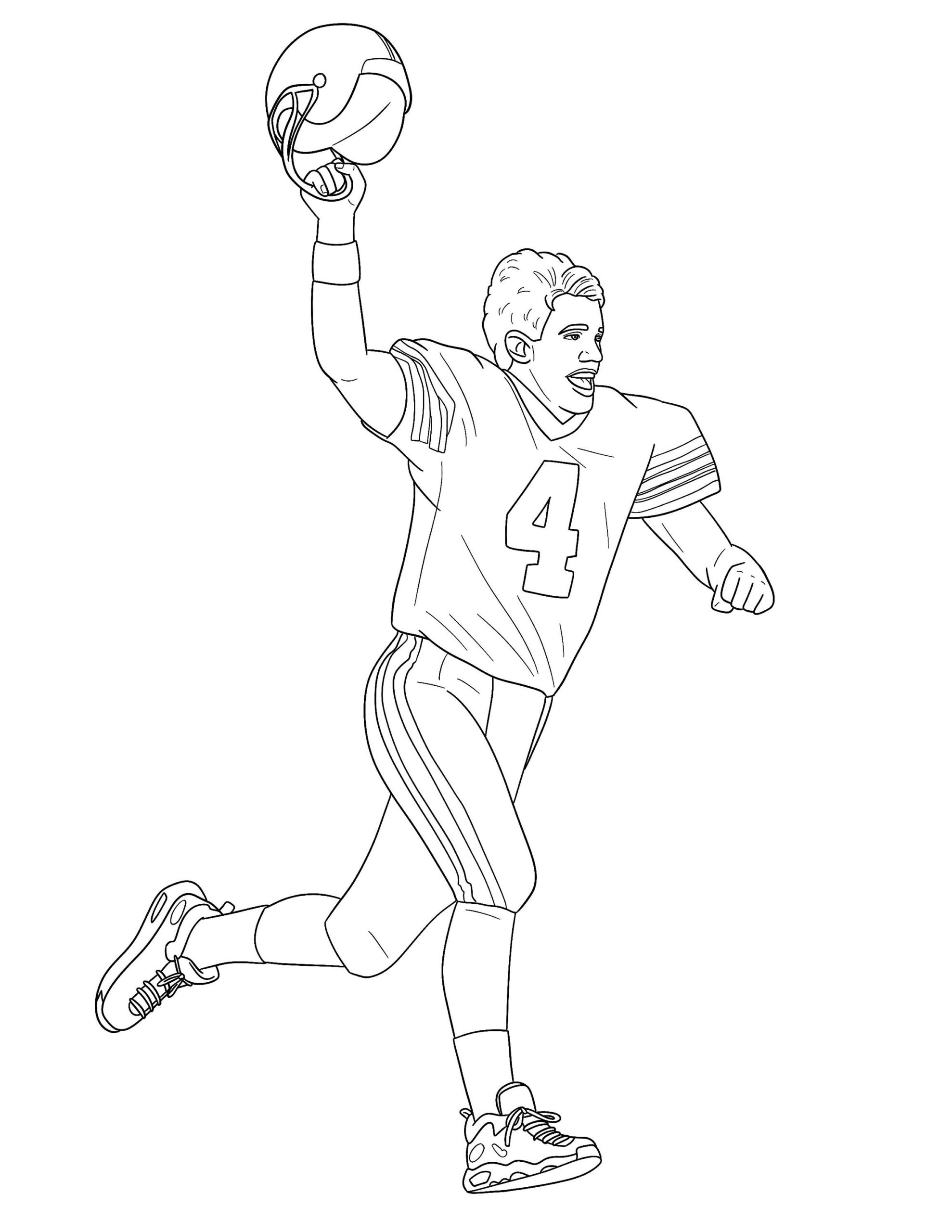 Green Bay All Time QB Color Page Etsy