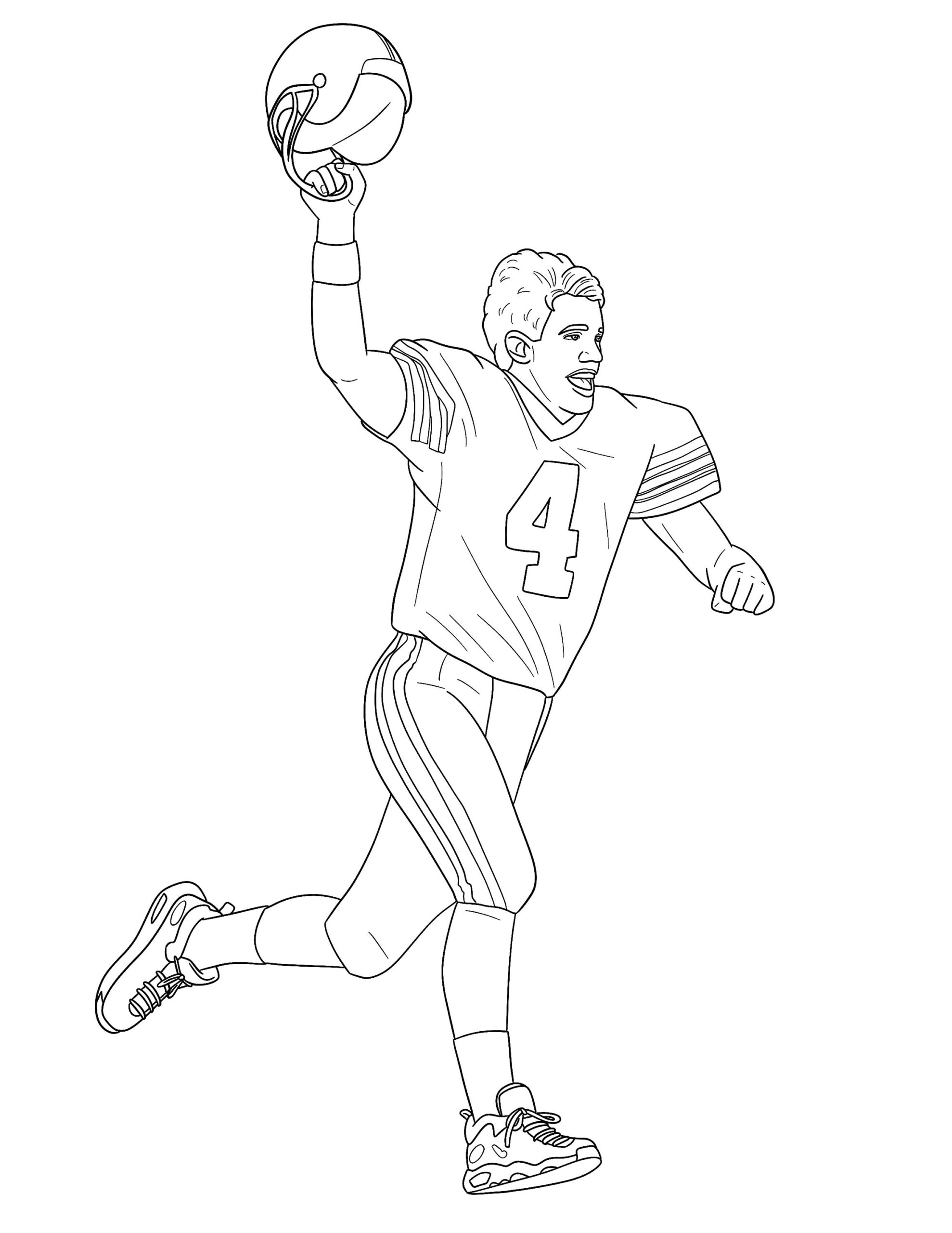Green Bay All Time QB Color Page Etsy