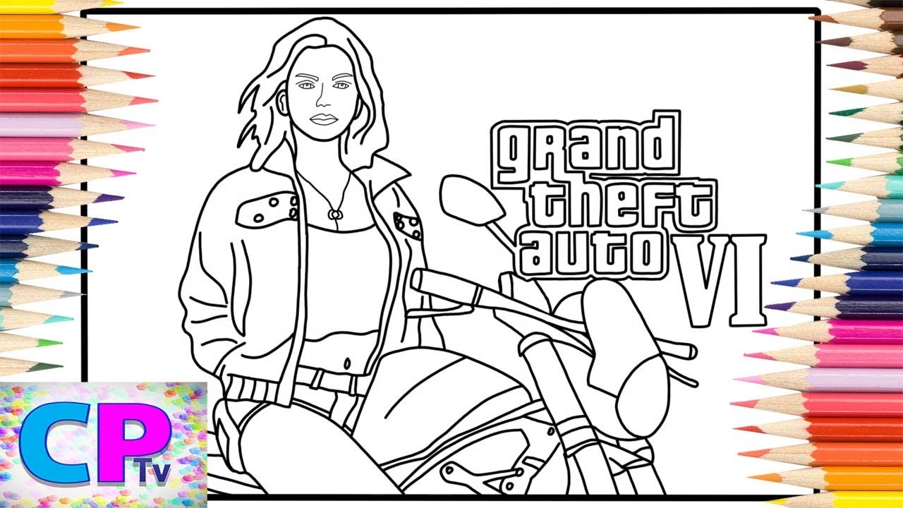GTA 6 Predictions Grand Theft Auto Coloring Pages coloringpagestv Elektronomia Nostalgia YouTube