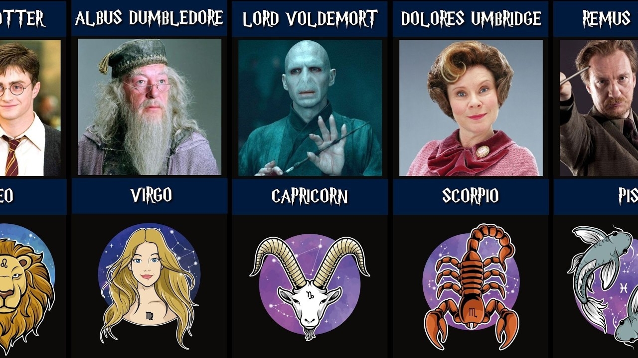 Guess The Zodiac Signs Of Your Favorite Harry Potter Characters Take The Quiz Now YouTube