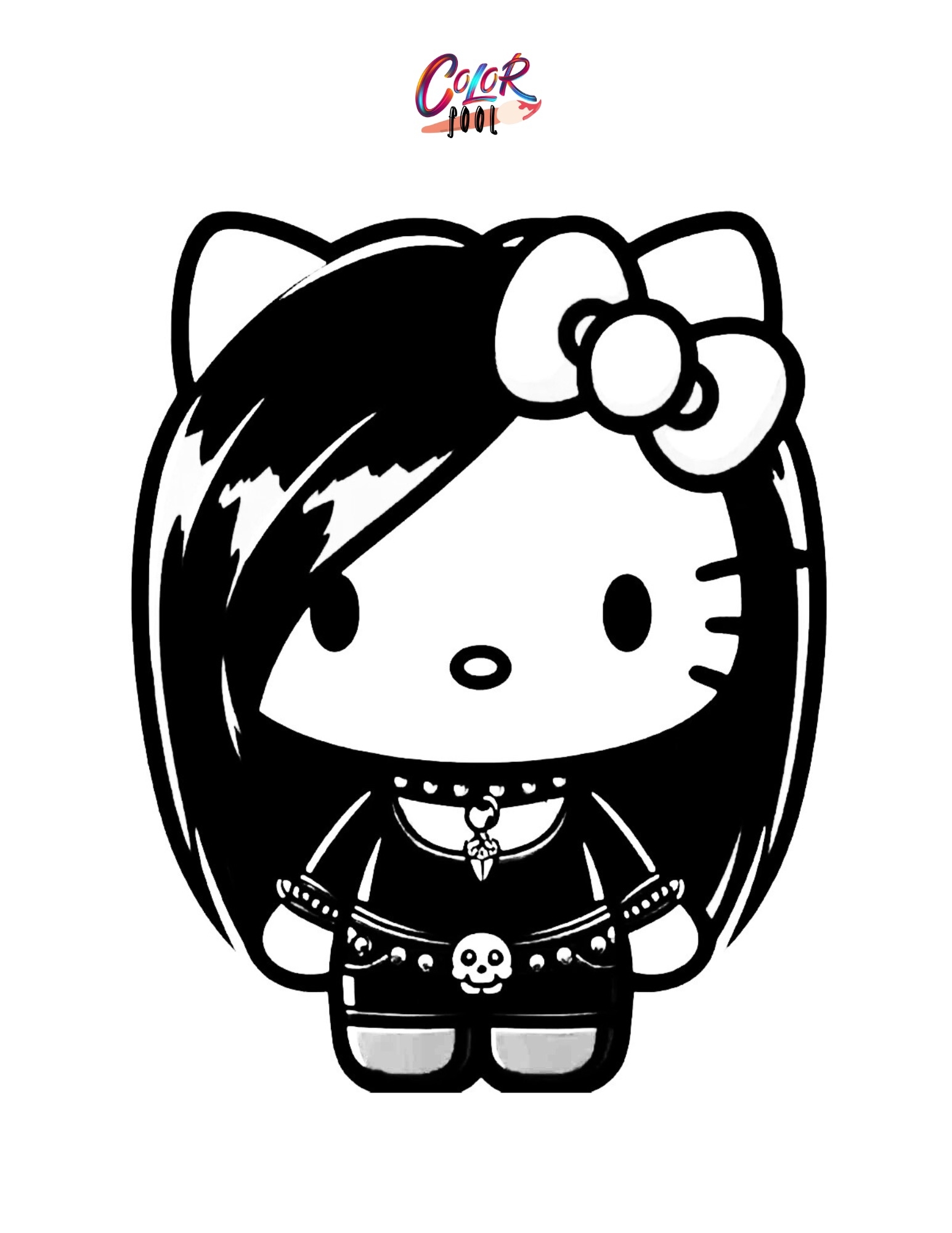 Halloween Hello Kitty Coloring Pages 30 Free Printables 