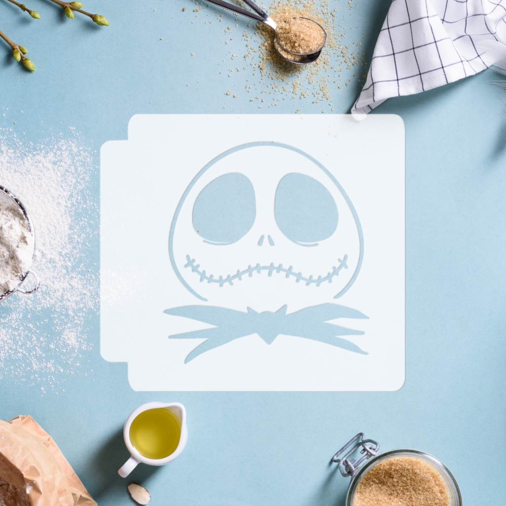 Halloween Nightmare Before Christmas Jack Skellington Head 783 H082 Stencil JB Cookie Cutters
