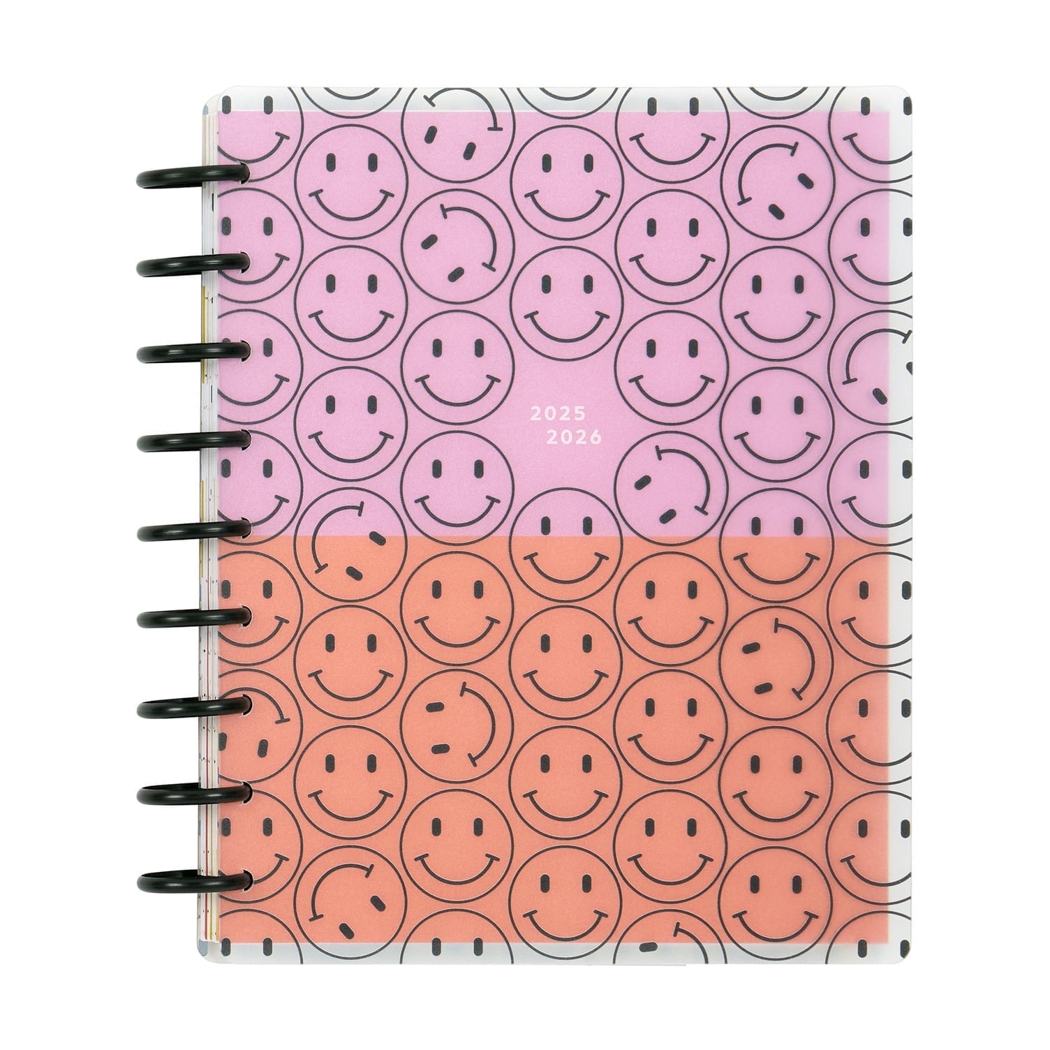 Happy Planner 2025 2026 Weekly Monthly Classic Planner Sunny Smiles 12 Month Disc Bound Walmart