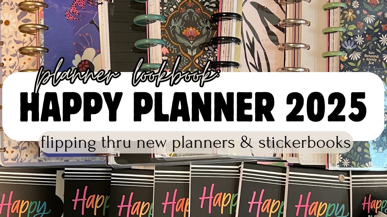 Happy Planner 2025 IS HERE Everything You Need To Know About The Fall Release YouTube