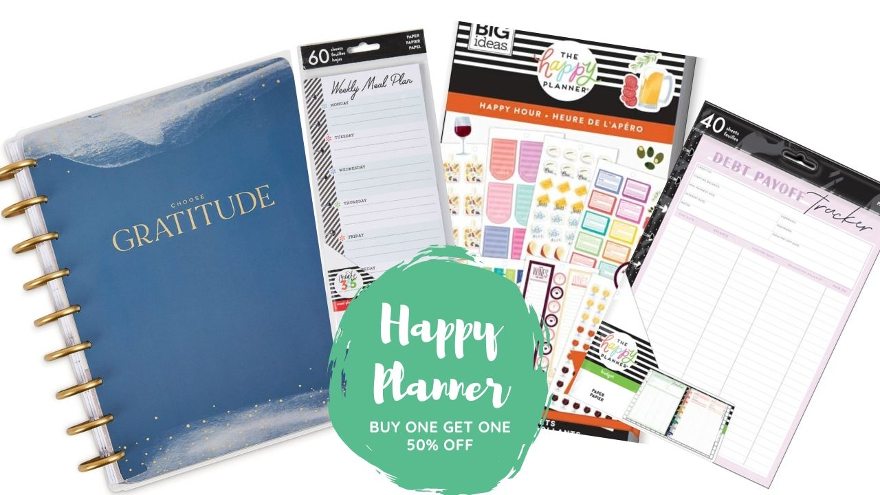 Happy Planner B1G1 50 Off Planners Notebooks Stickers More Southern Savers