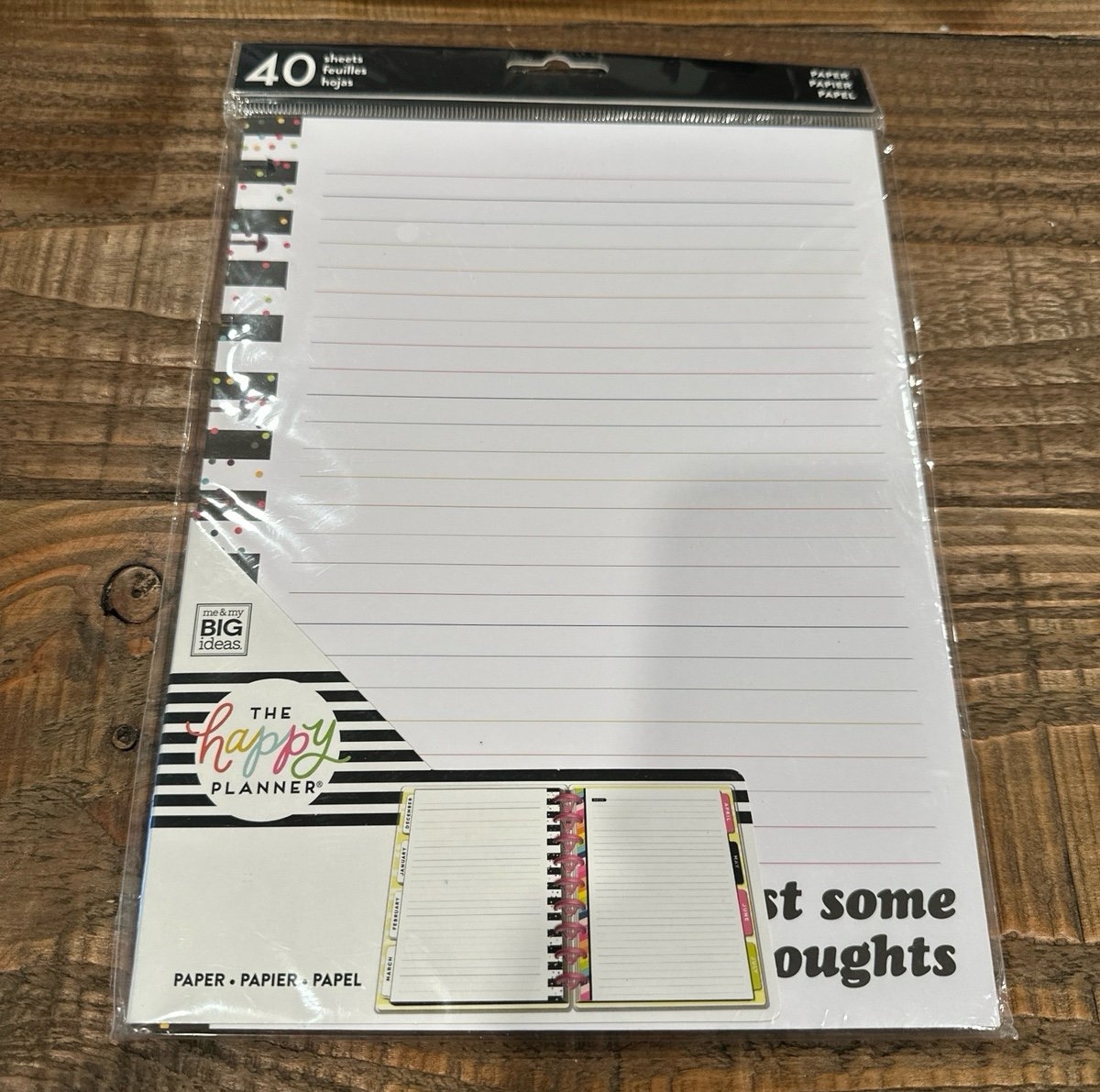 Happy Planner Classic Size Paper