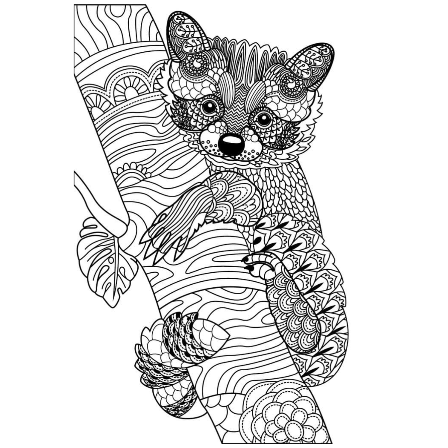 hard coloring pages for adults