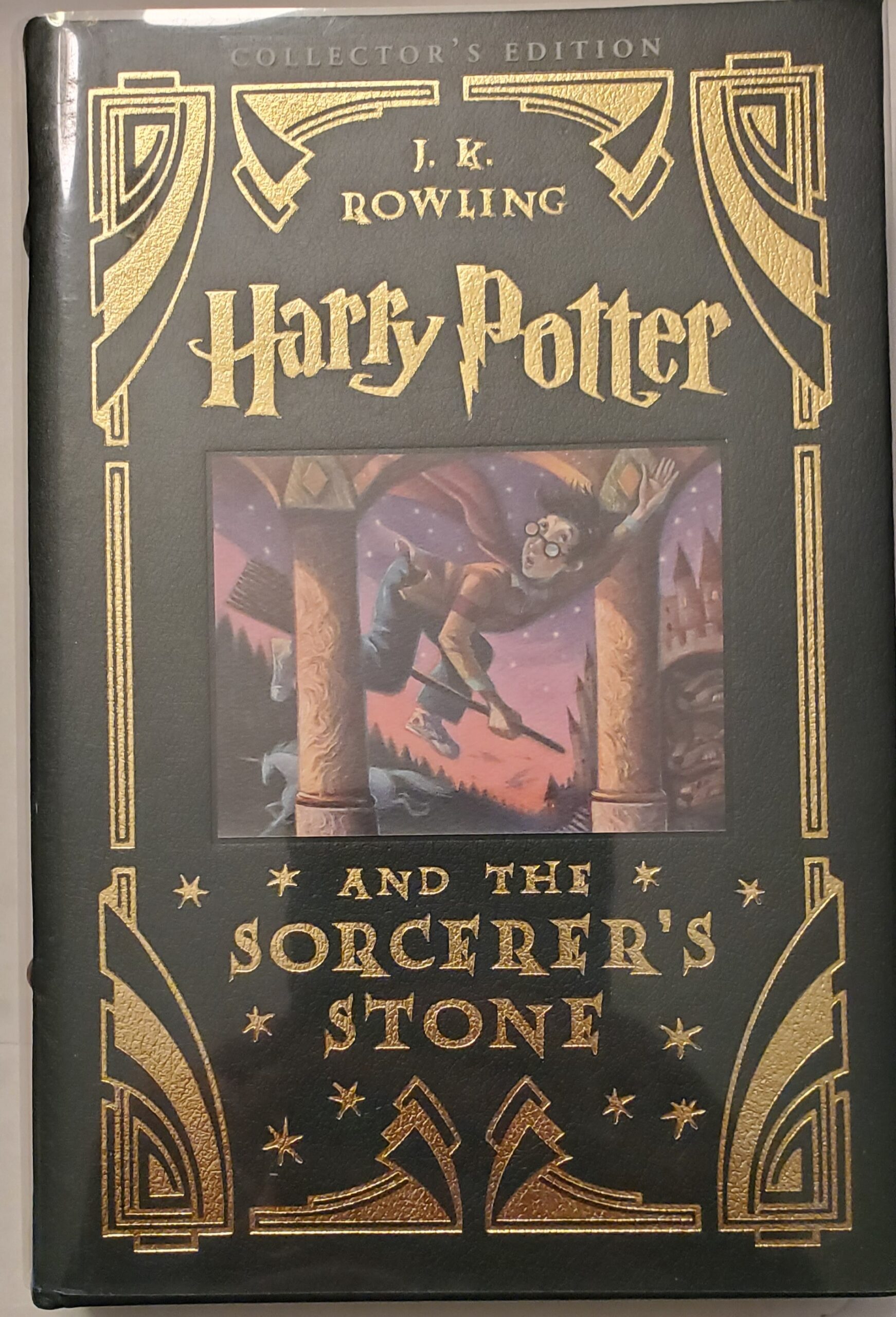 Harry Potter And The Sorcerer s Stone LEATHER BOUND LIMITED EDITION By Rowling J K New Hardcover 2000 1st Edition Virginia Books More