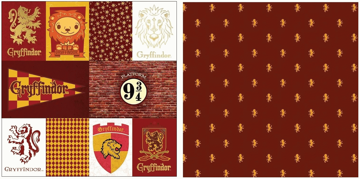 Harry Potter Collection Gryffindor House Double sided Scrapbook Paper Paper House 