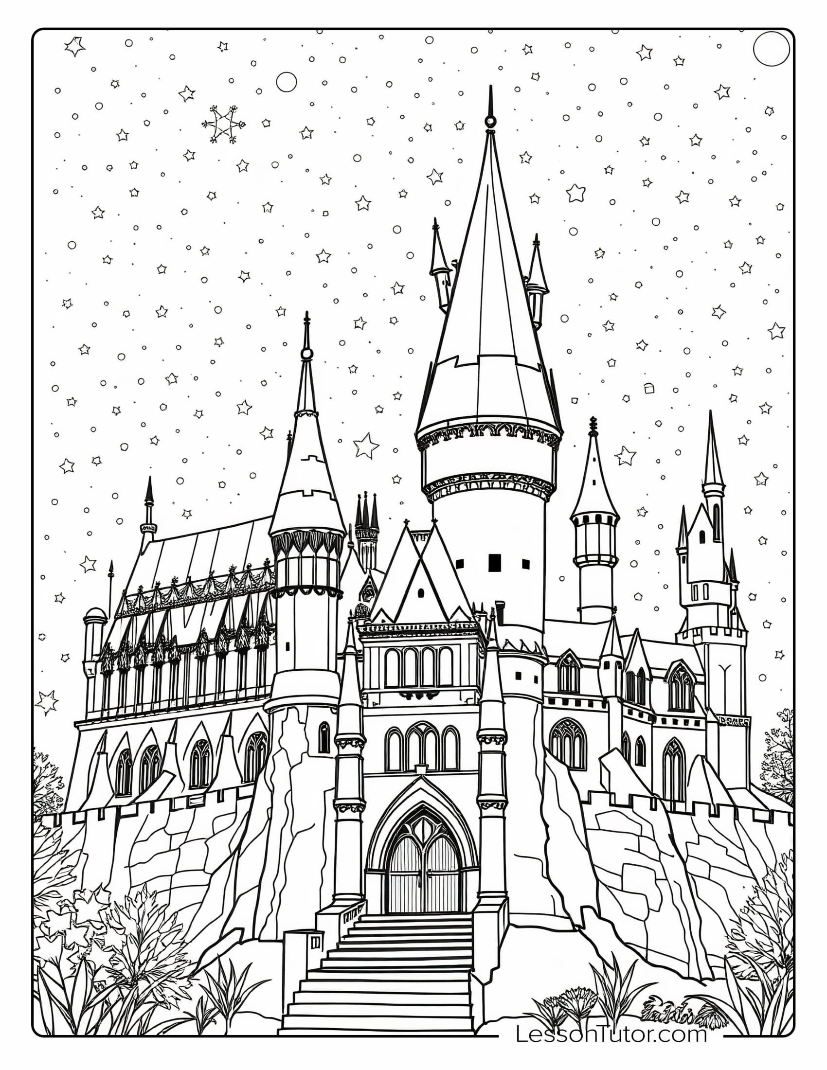Harry Potter Coloring Pages Lesson Tutor
