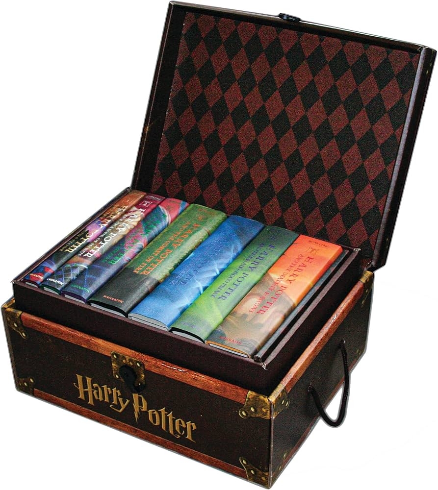 Harry Potter Hardcover Boxed Set Books 1 7 Trunk Rowling J K 0001338864289 Amazon Books