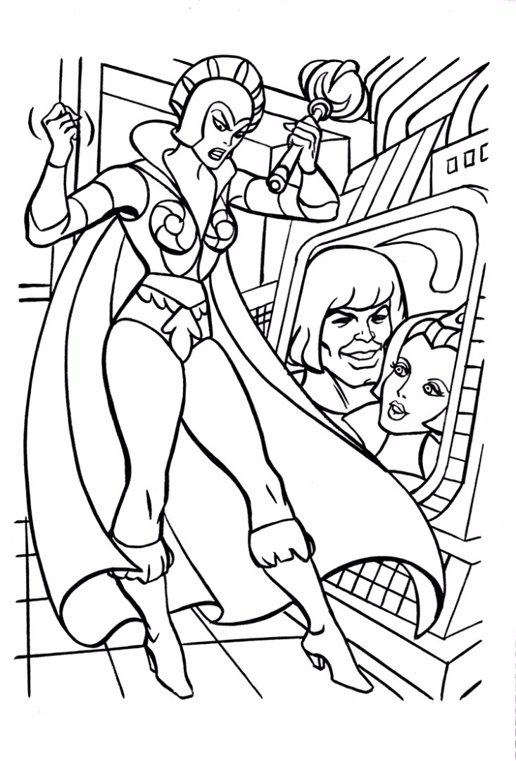he man pictures to color