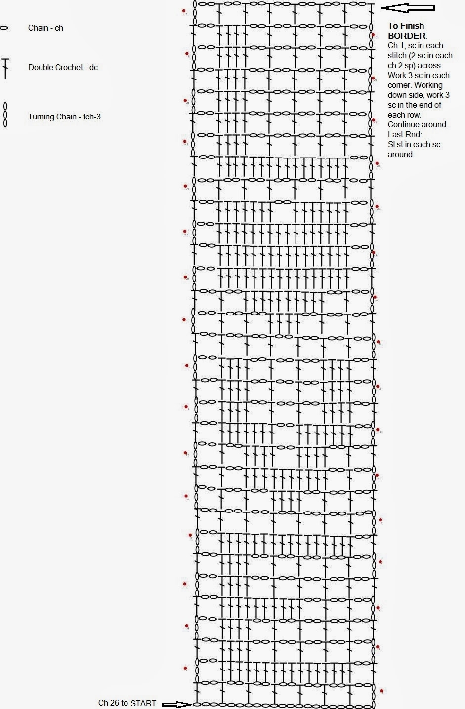 printable free filet crochet patterns