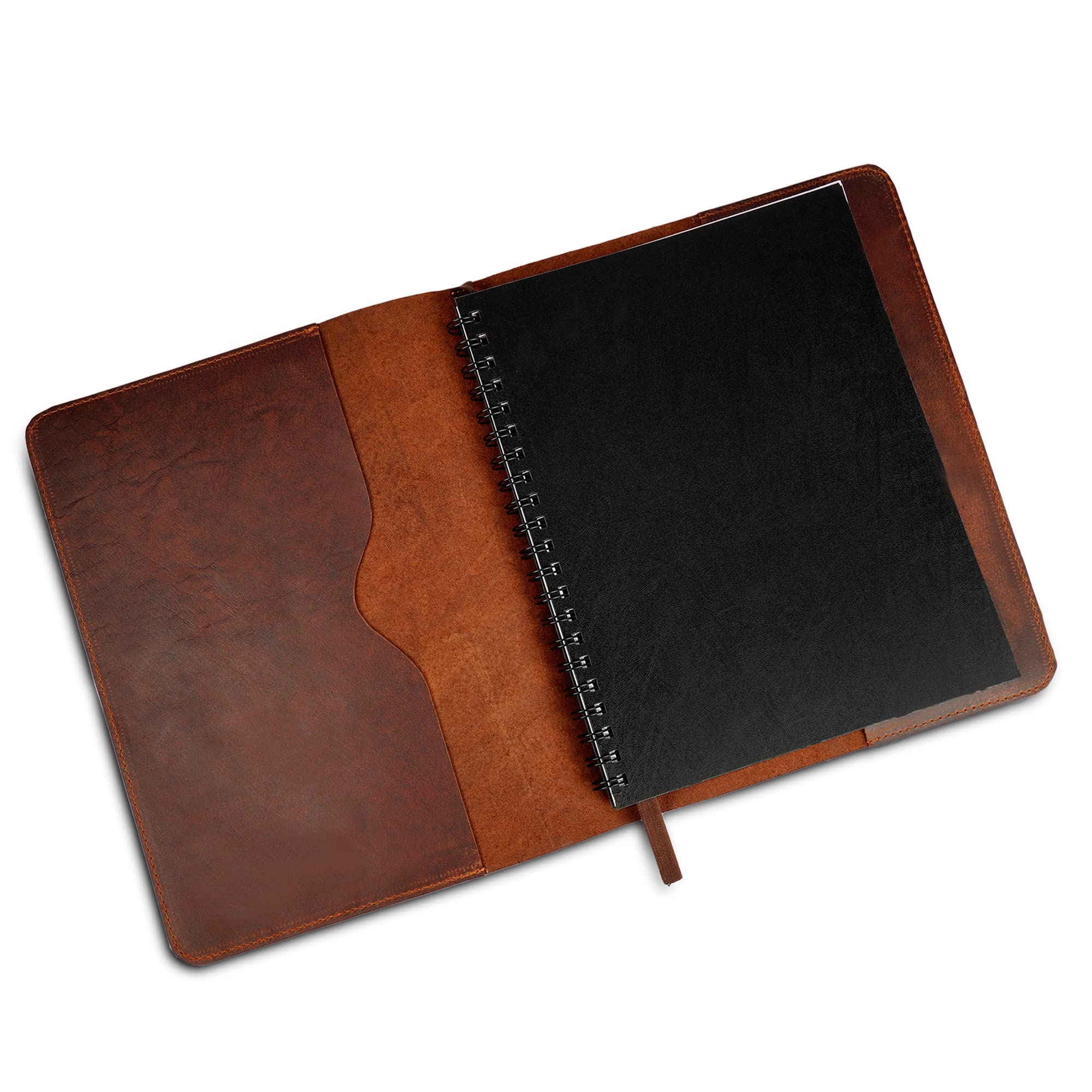Heavy Duty Full Grain Leather Journal Cover 8 5 X 11 In Refillable Cahier X EBay