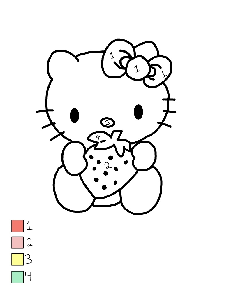 Hello Kitty Color By Number Notability Gallery