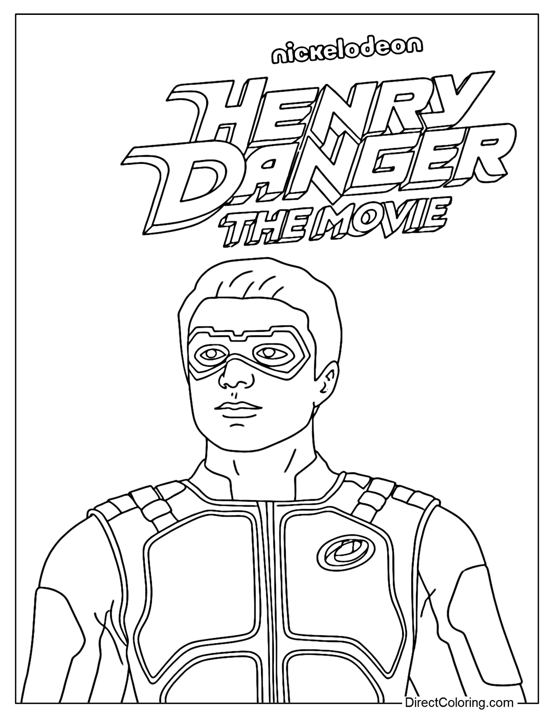 Henry Danger Coloring Pages Free PDF To Download And Print