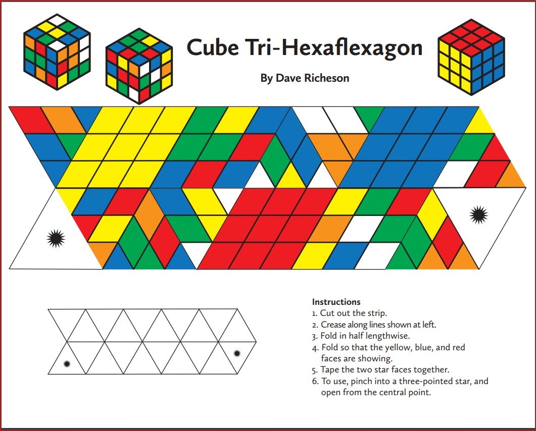 hexaflexagon pattern printable