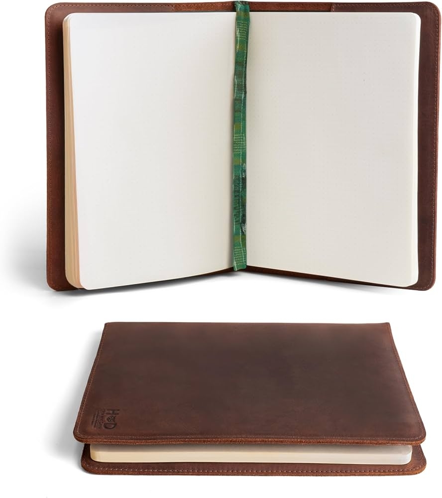Hide Drink Journal Cover Compatible With Moleskine XL 7 5 X 9 75 In With Strap Refillable Case Personal Planner Full Grain Leather Handmade Office Work Essentials Bourbon Brown 0660042718501 Amazon Office Products