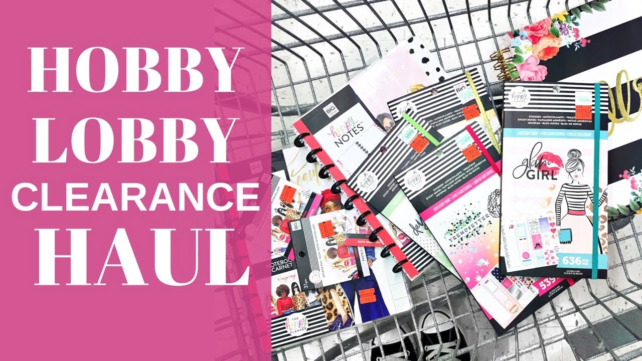 happy planner hobby lobby