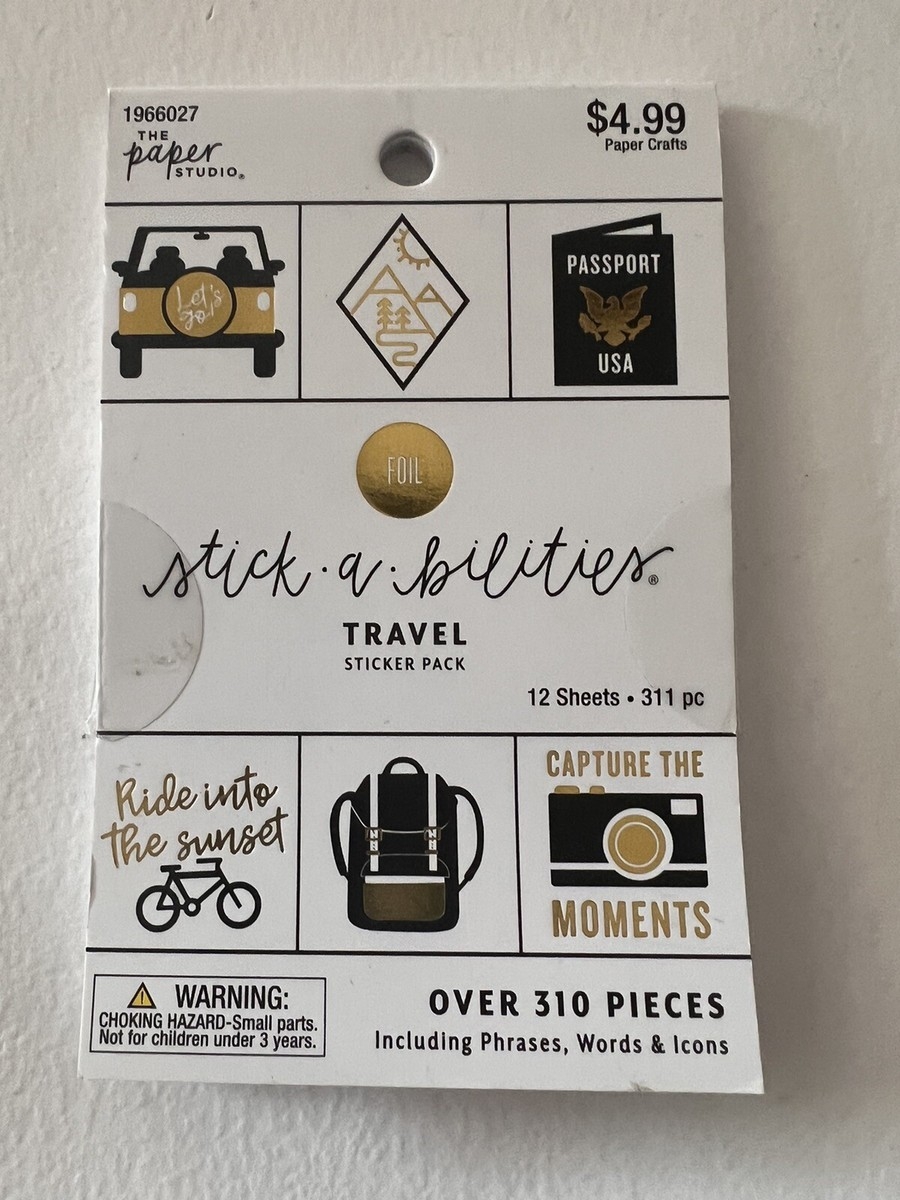 Hobby Lobby Stick A Bilities Travel Sticker Pack EBay