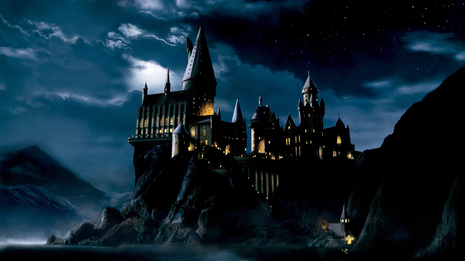 Hogwarts Castle HD Wallpaper Magical Harry Potter Movie Scene
