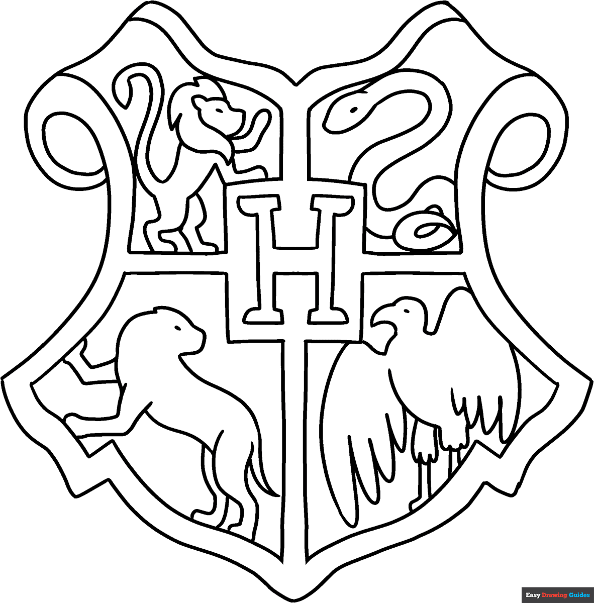 free coloring pages harry potter