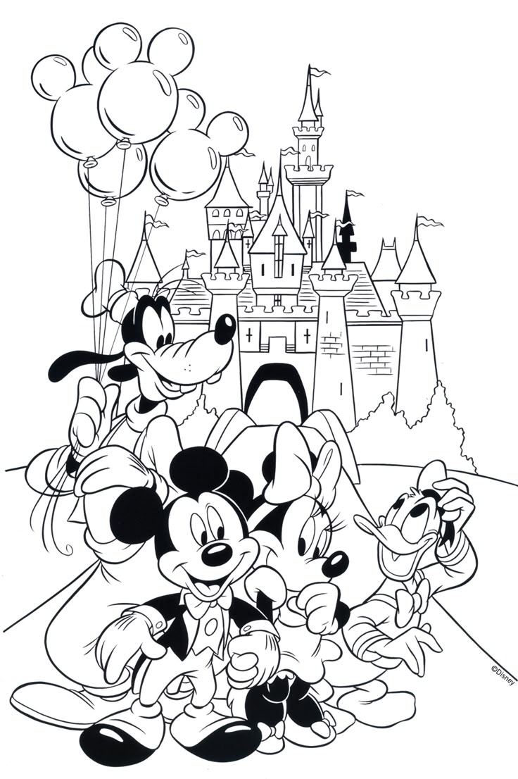 disney free coloring pages