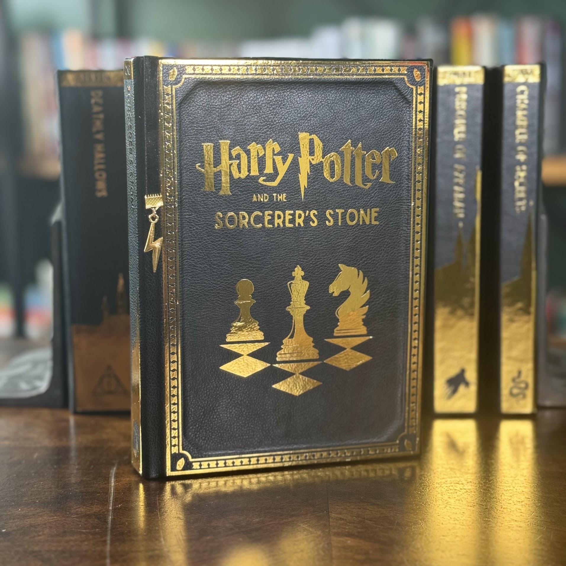 HOT Leather Bound Harry Potter Series Hardcover Leather Bound Harry Pottter Books UK