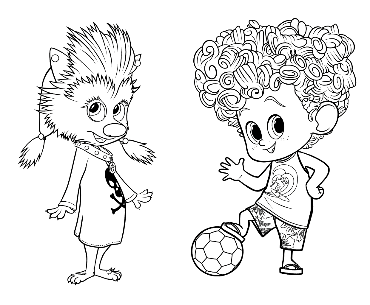 coloring pages of hotel transylvania