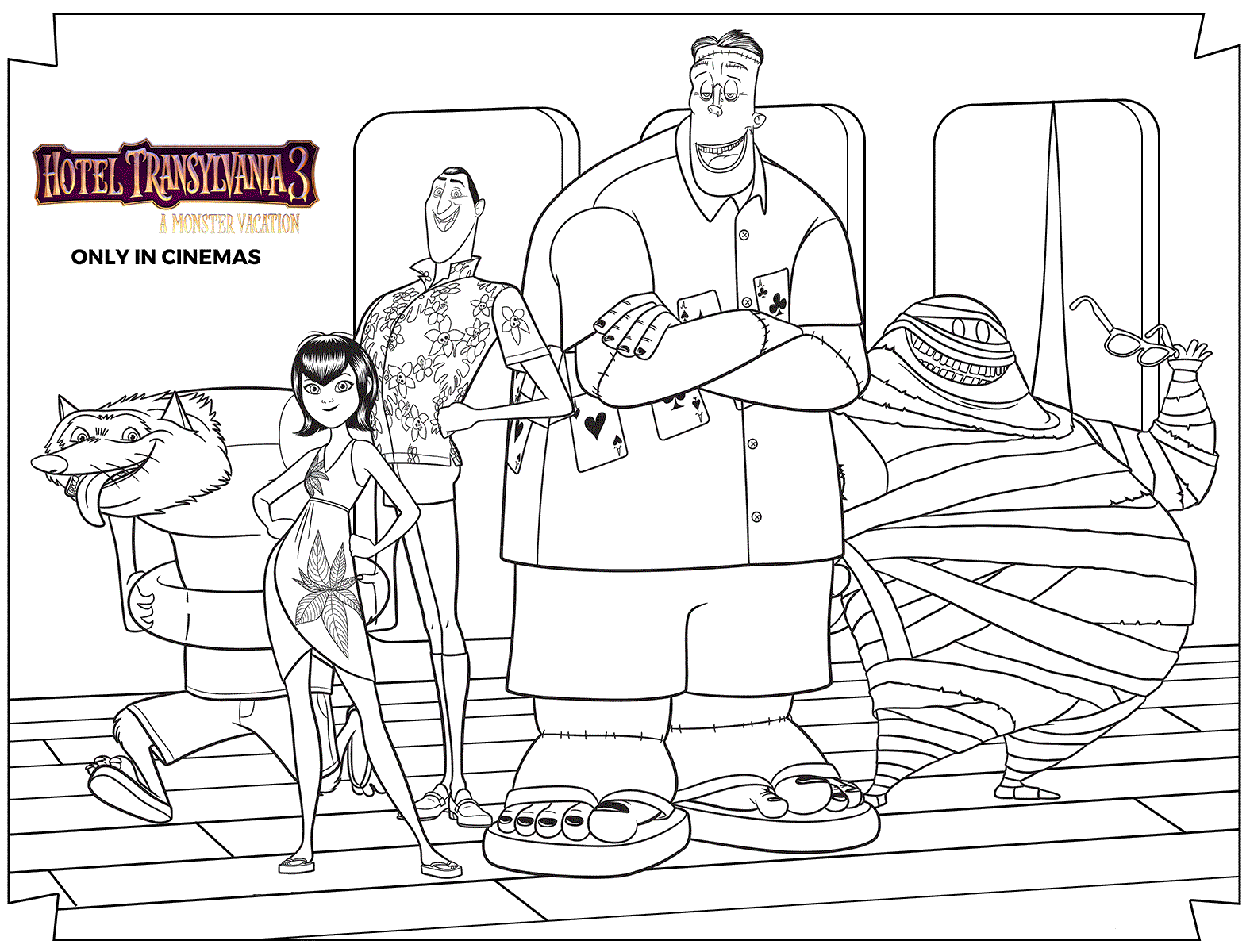 Hotel Transylvania Coloring Pages Best Coloring Pages For Kids