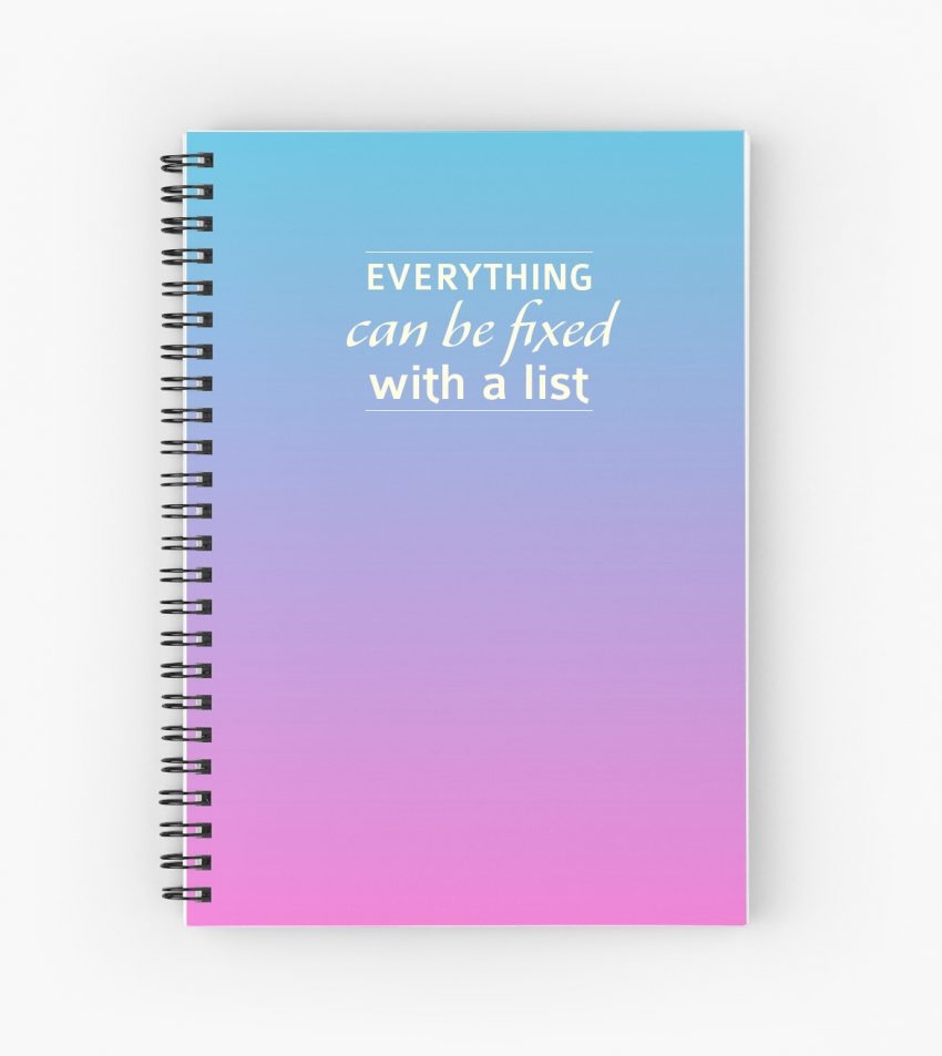 to do list notebook