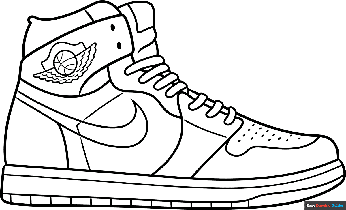how to draw jordan 1