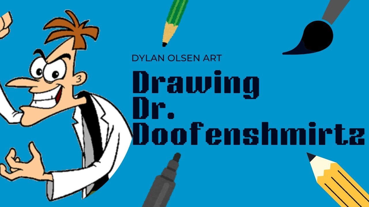 how to draw dr doofenshmirtz