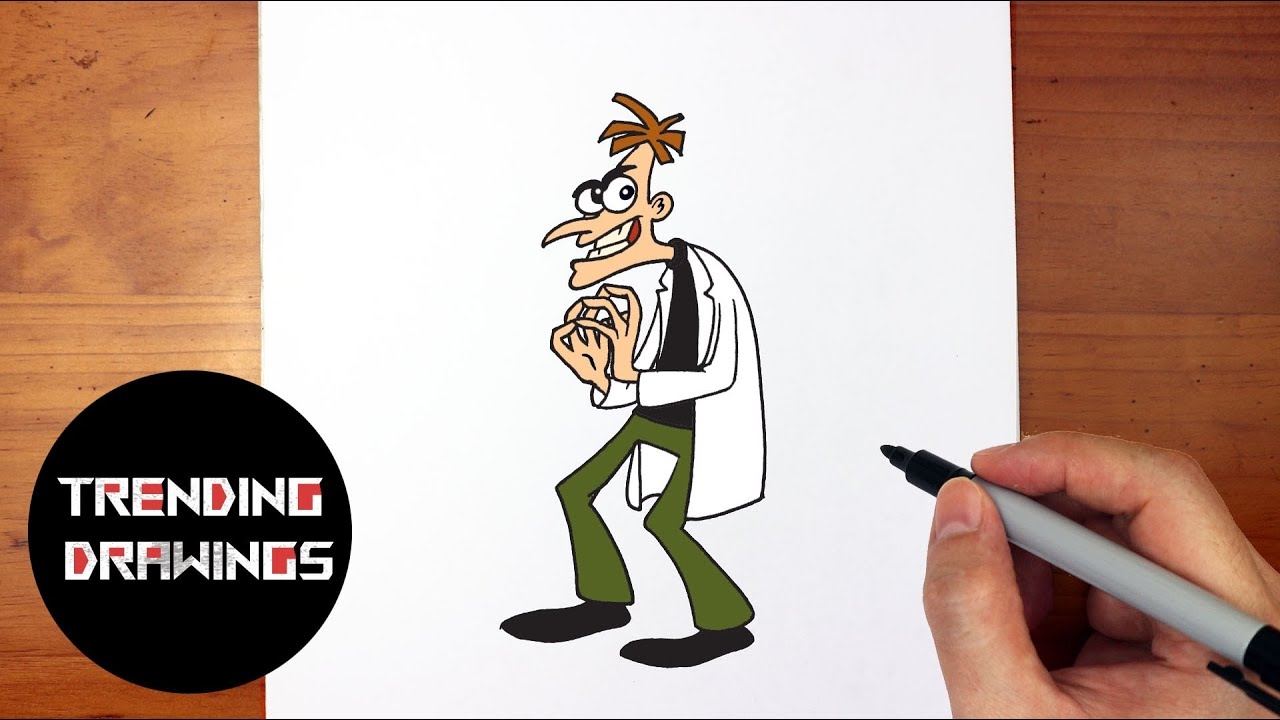 How To Draw Dr Heinz Doofenshmirtz YouTube